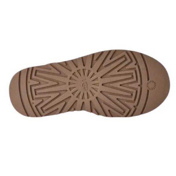 UGG Classic Mini Dipper Suede boots in the color Chestnut Size 7 NWT - Picture 4 of 16